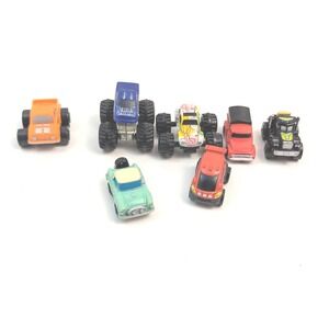 Micro Machines Mini Car & Monster Truck Lot of 7 Blue Thunder Mixed  1980s–2000s